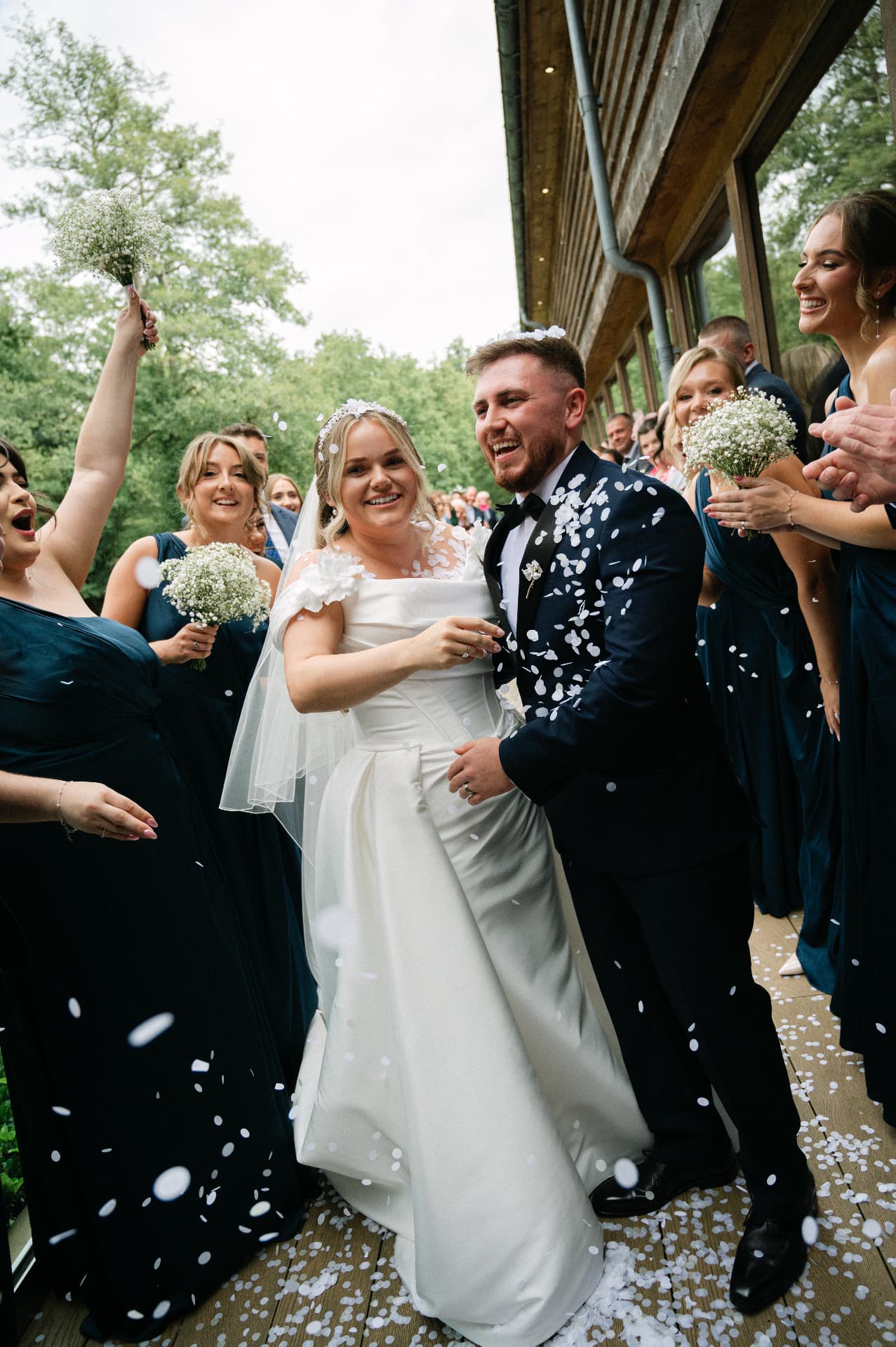 Pheobe and Daniel photographed at The Mill Barns, Worcestershire