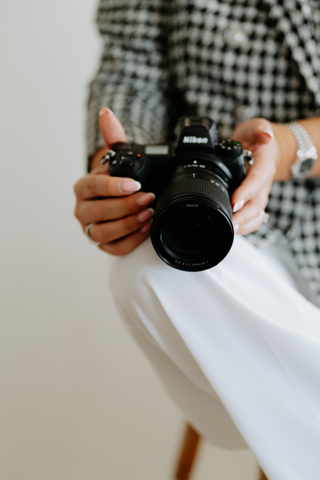 Robyn's camera in hand